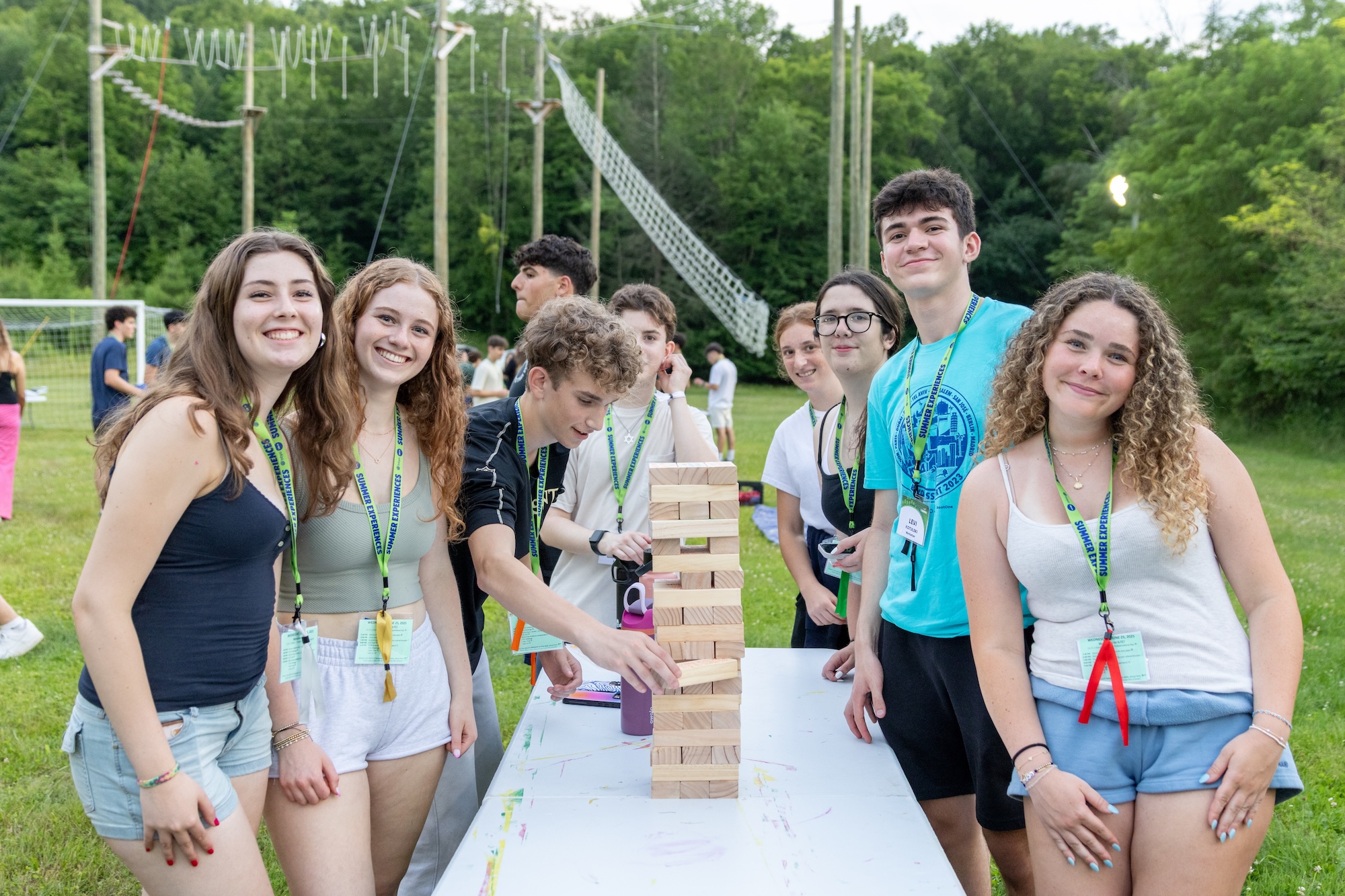 Group of people smiling outdoors