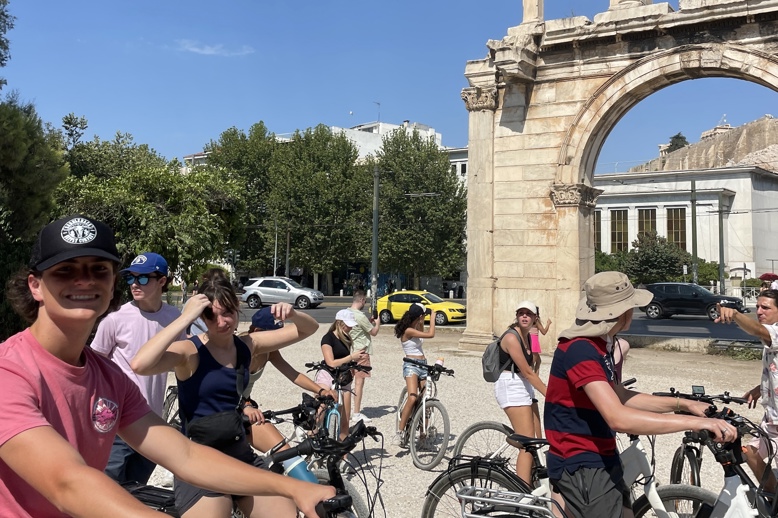 Group of people smiling outdoors