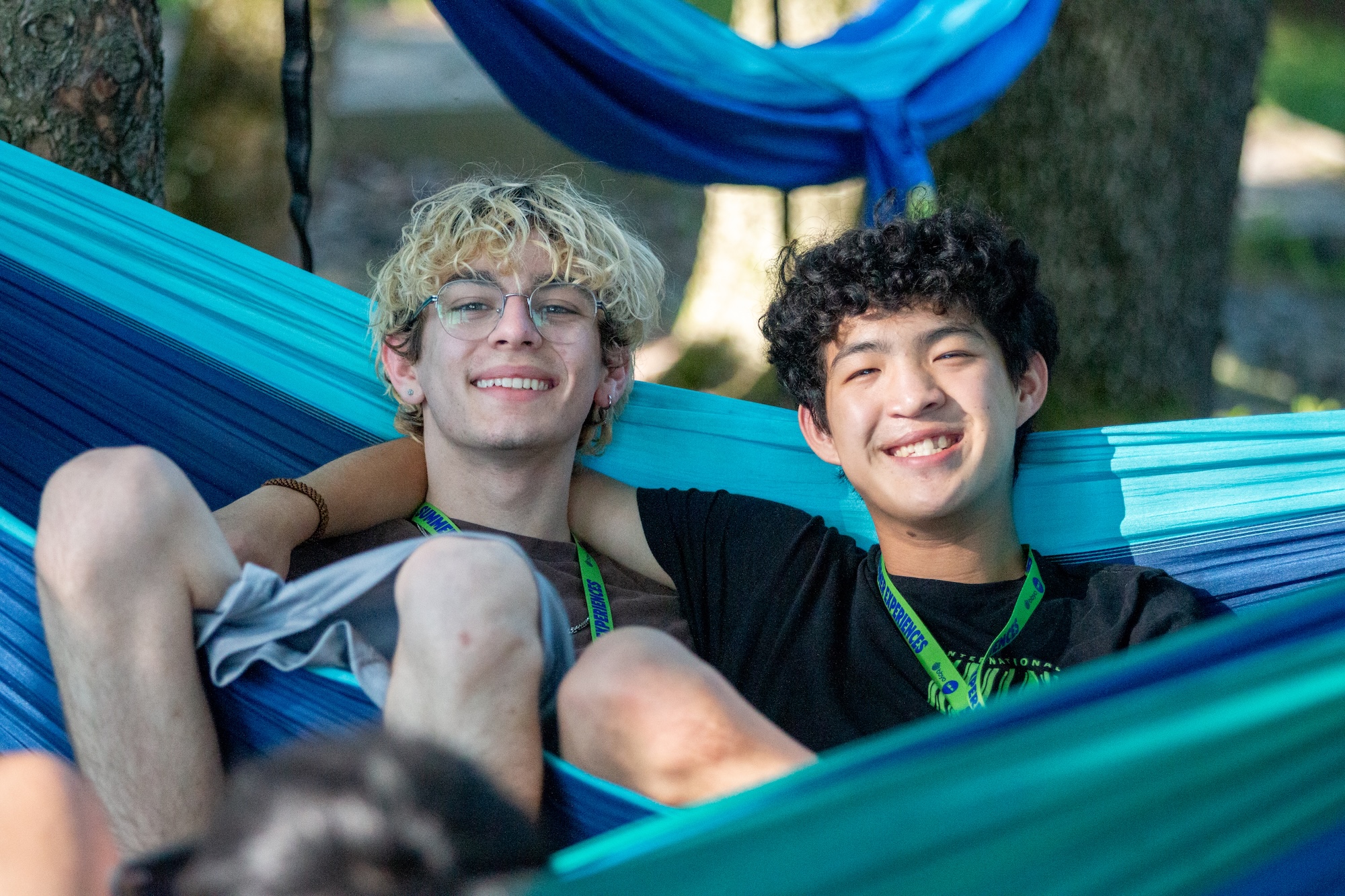 Group of people smiling outdoors