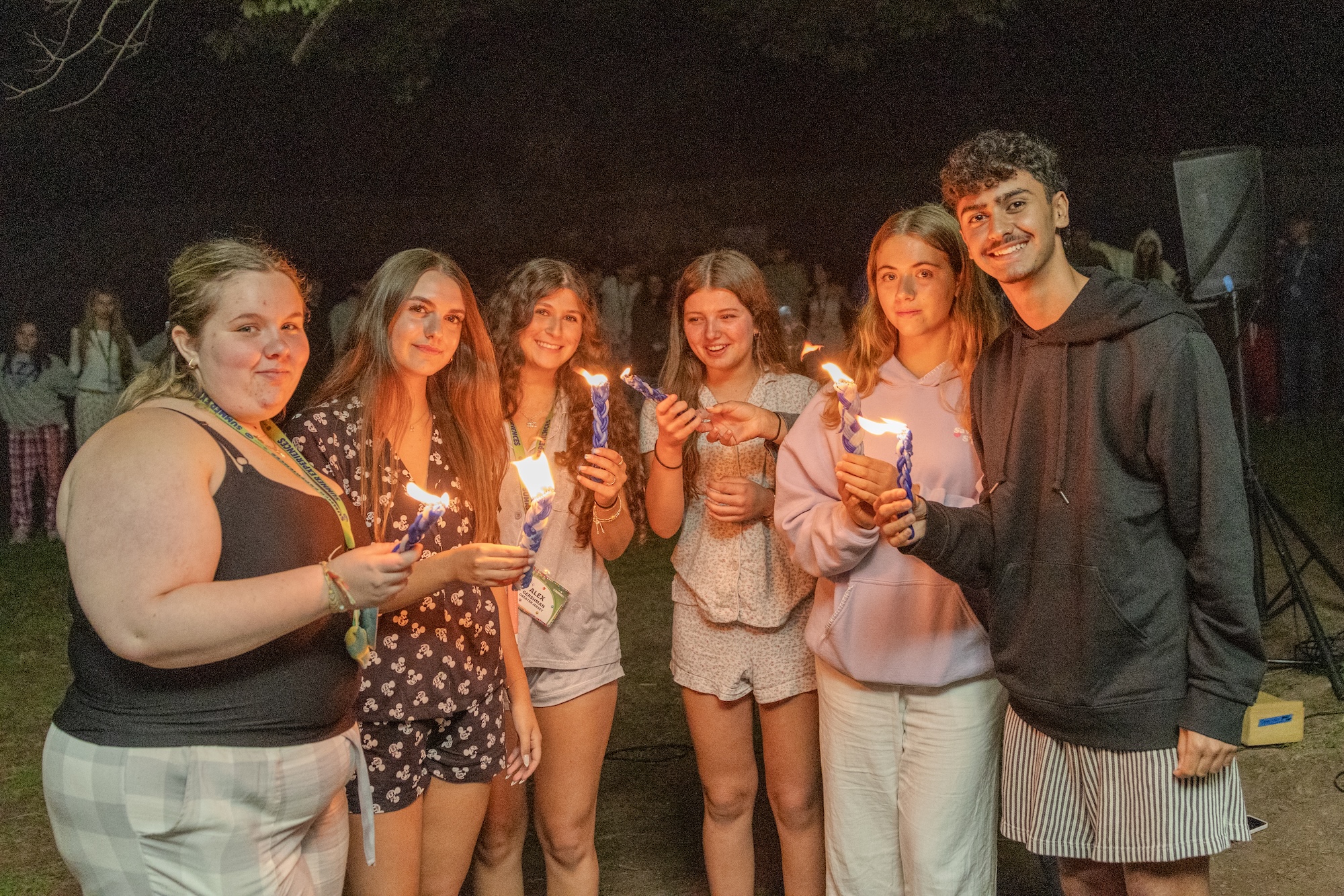 Group of people smiling outdoors