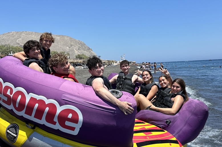 Group of people smiling outdoors