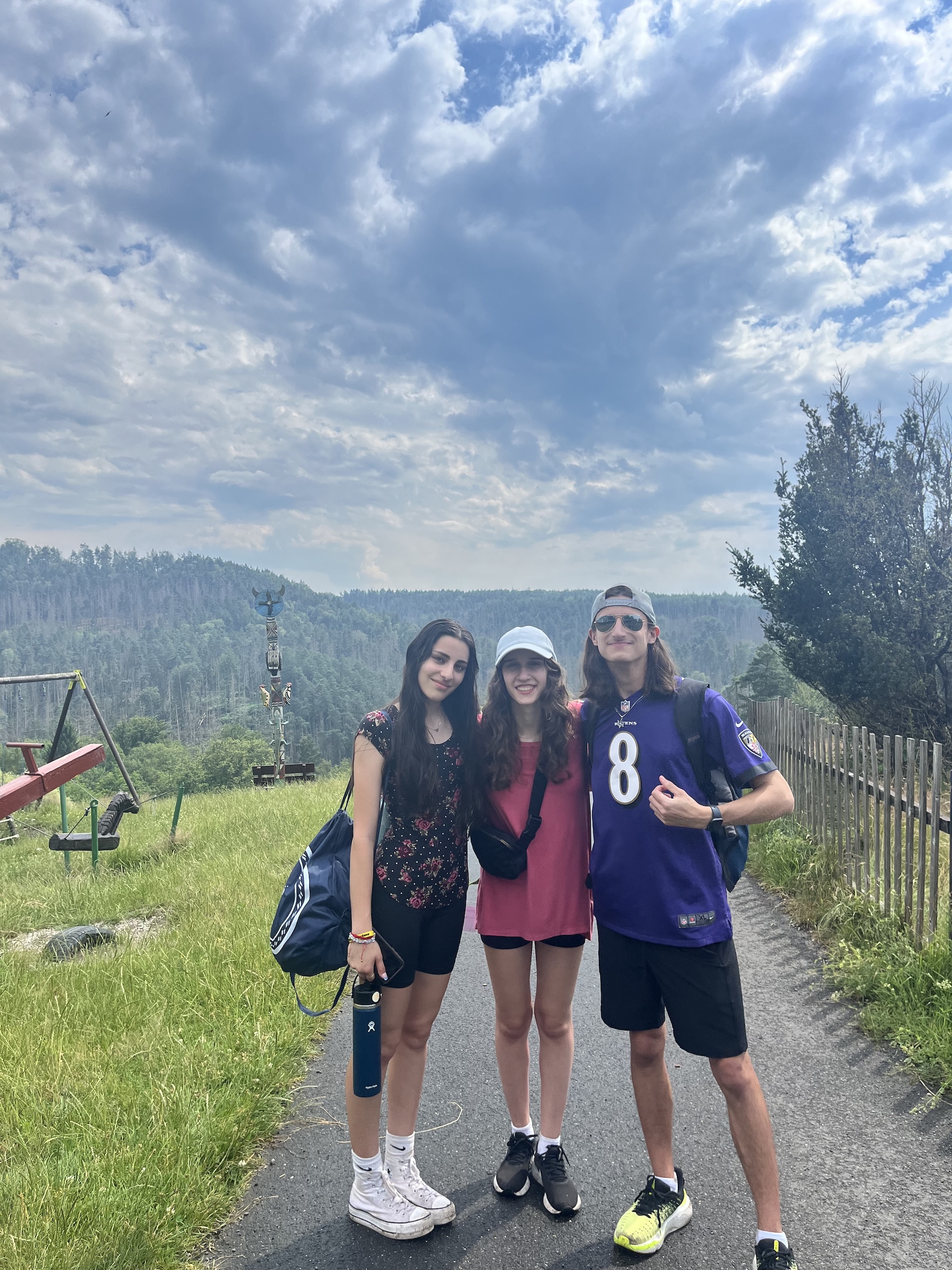 Group of people smiling outdoors