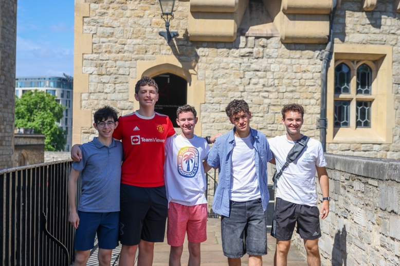 Group of people smiling outdoors