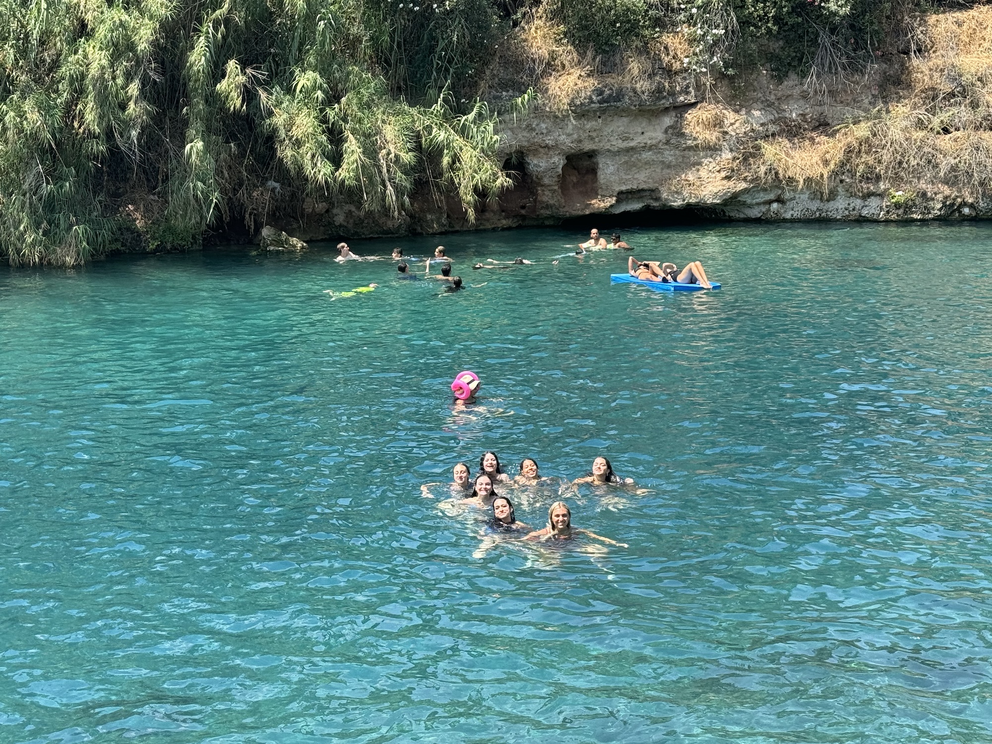 Group of people smiling outdoors