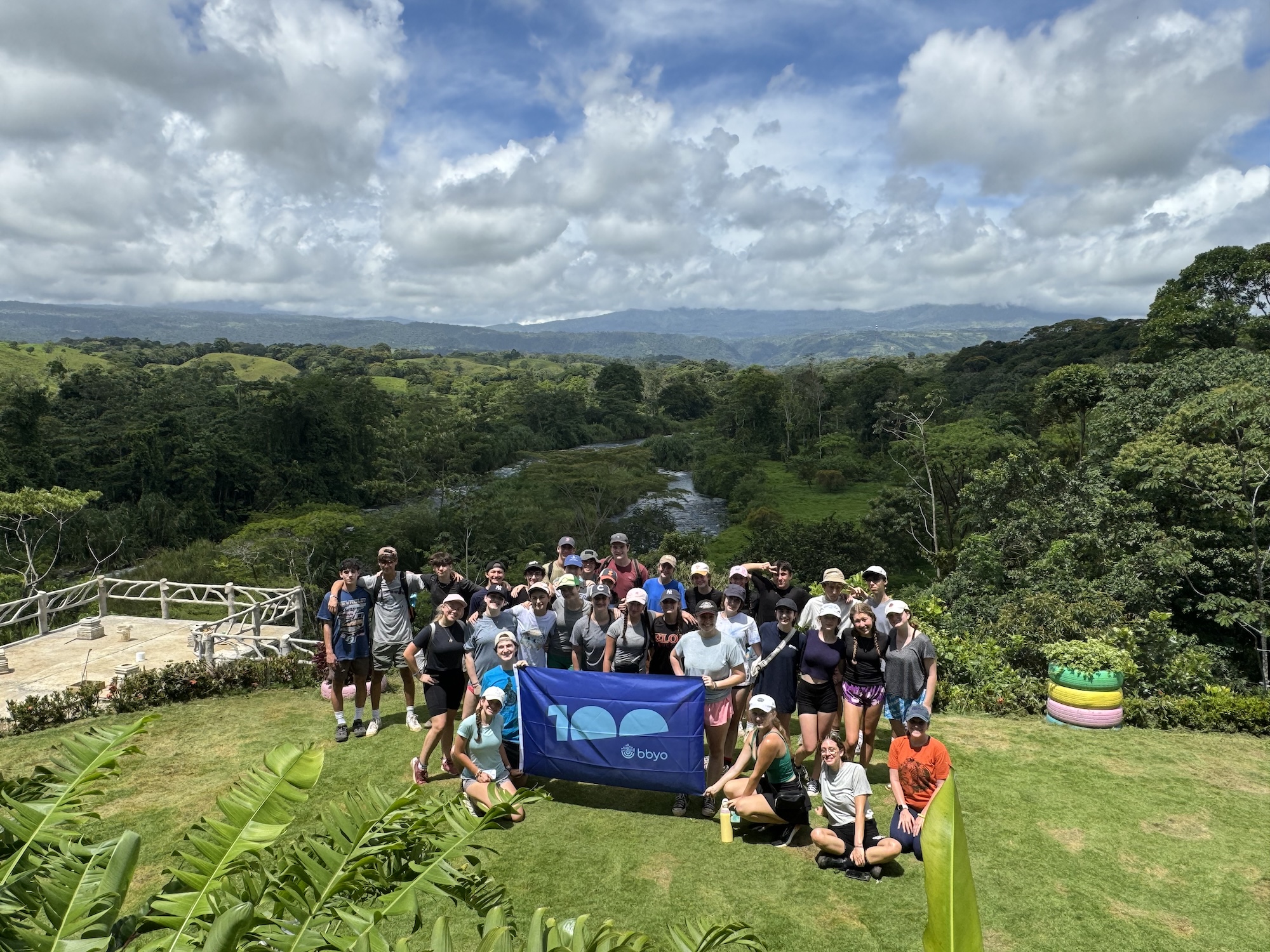 Group of people smiling outdoors