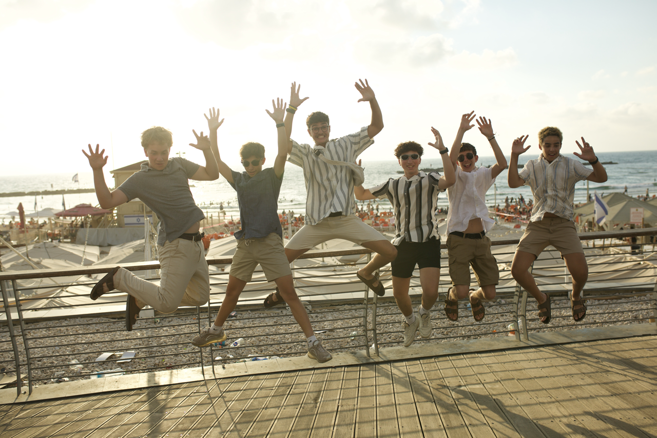 Group of people celebrating on stage