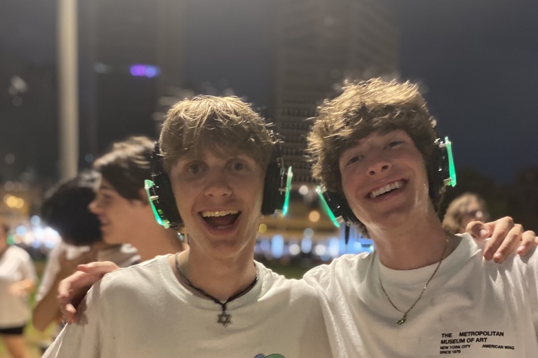 Group of people smiling outdoors