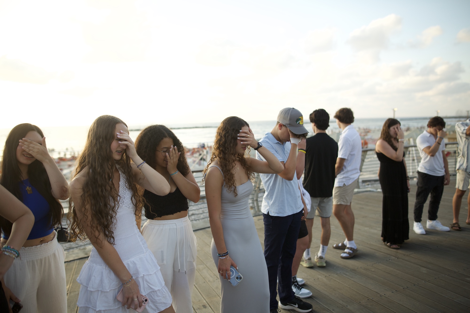 Group of people smiling outdoors