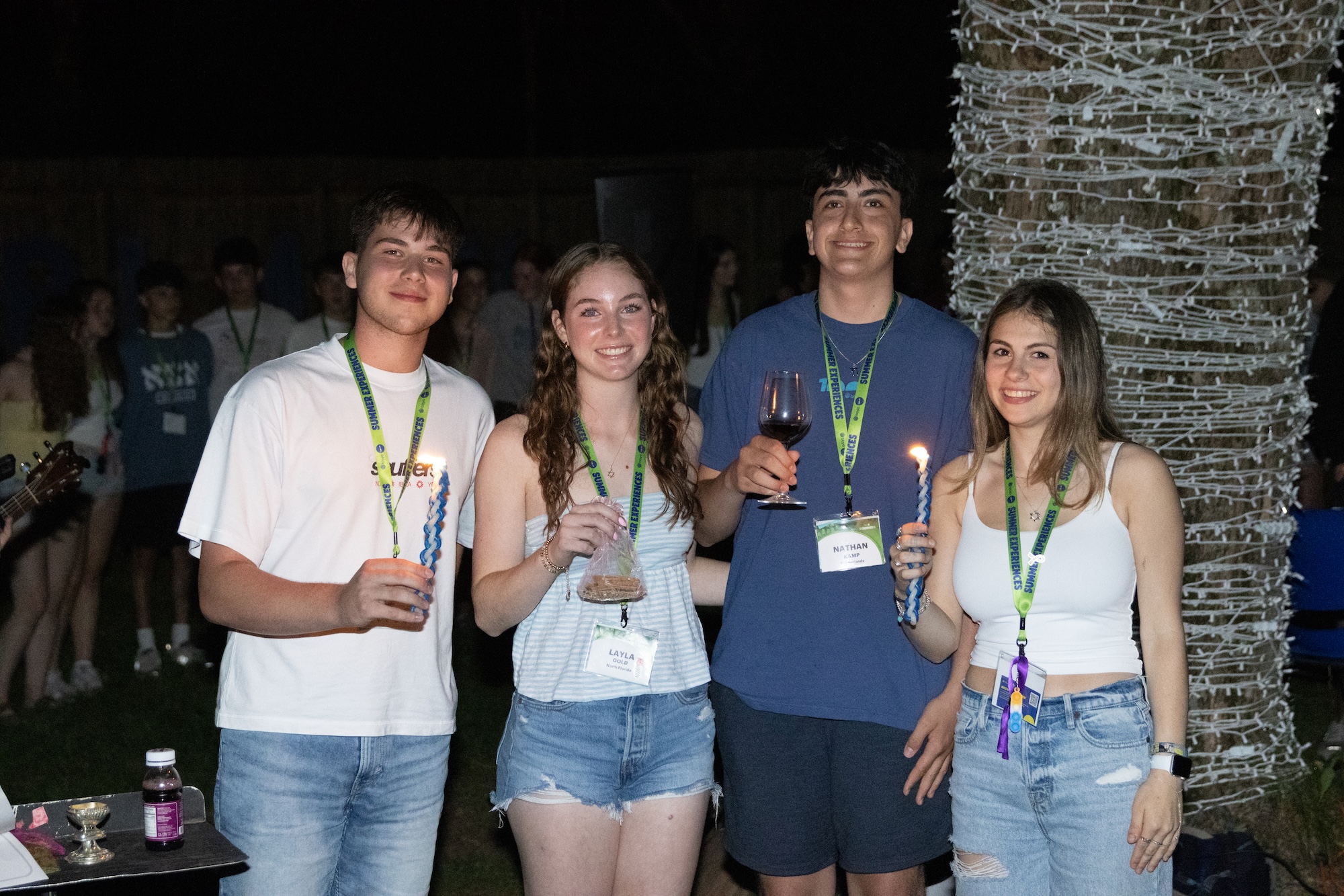 Group of people smiling outdoors